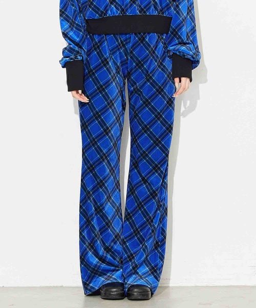 あいみょん着用　X-girl TARTAN PLAID FLEA PANTS アウトレット 価格ファッション - あいみょん着用 X-girl TARTAN