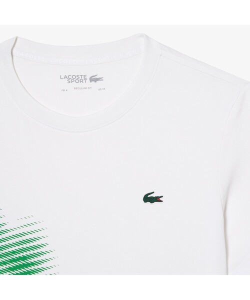LACOSTE tシャツ スポーティーグラフィックウルトラドライT