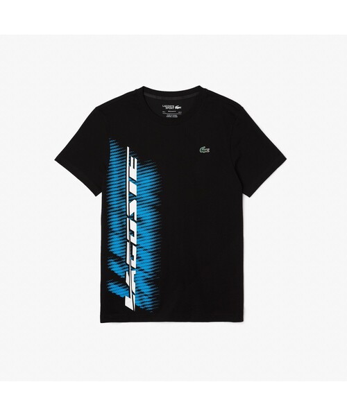 ★LACOSTE★レギュラー フィット ウルトラドライ 半袖Tシャツ LACOSTE tシャツ スポーティーグラフィックウルトラドライT