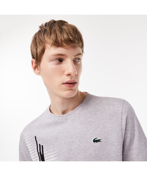 LACOSTE tシャツ スポーティーグラフィックウルトラドライT