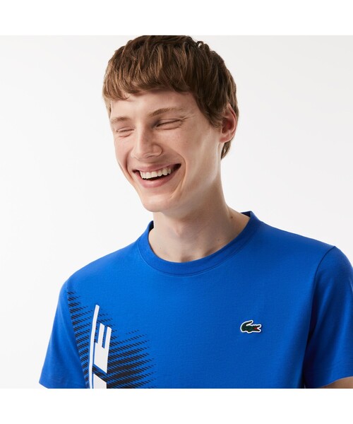 LACOSTE tシャツ スポーティーグラフィックウルトラドライT
