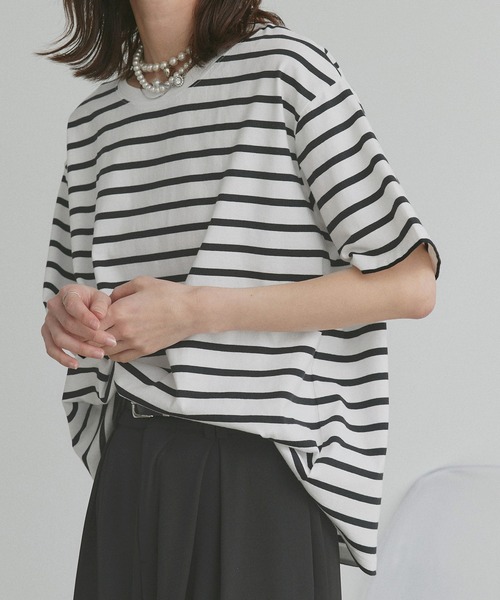 ad thie（アドティエ） tシャツ 柔らかコットン100％ 無地 シンプルT