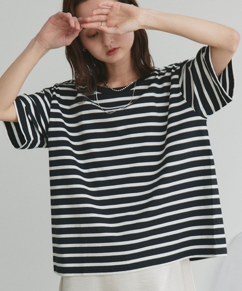 ad thie（アドティエ） tシャツ 柔らかコットン100％ 無地 シンプルT