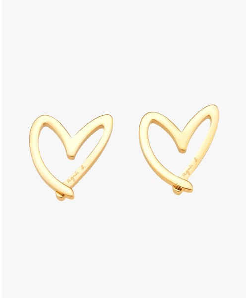 agnes b.（アニエスベー） ピアス ハート ピアス ”Sweet Heart