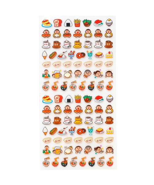 ニューレトロ ステッカー ダイアリーシール 手帳 ミニ クリア