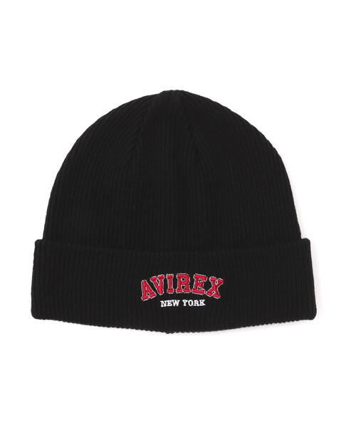 PALACE AVIREX コラボ ニット帽　ビーニー AVIREX ニット帽 ニットキャップ LOGO WATCH CAP / ロゴ ワッチ