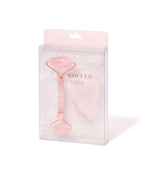 Francfranc ルポ フェイスローラー＆カッサ ピンク : ZOZOTOWN Yahoo