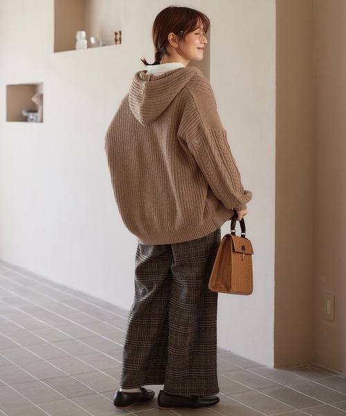 Viola e Viola（ヴィオラ エ ヴィオラ） パーカー ゆるっとあったか