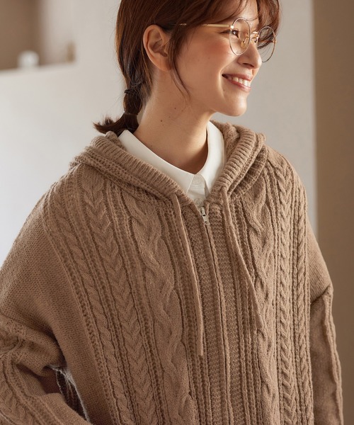 Viola e Viola（ヴィオラ エ ヴィオラ） パーカー ゆるっとあったか