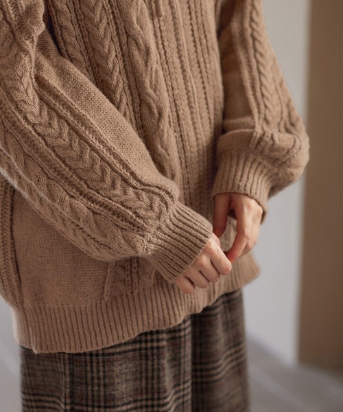 Viola e Viola（ヴィオラ エ ヴィオラ） パーカー ゆるっとあったか