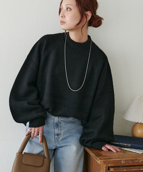 姉さん新品タグ付き★27500円♥ ADORE 新品タグ付き 黒 ニット 姉さん様専用新品タグ付き☆27500円♥ ADORE 新品タグ付き 黒 ニット