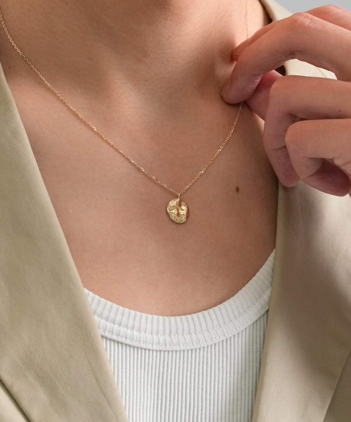 ネックレス 「生産終了モデル」LH Petite Modern ヘリテイジリバーシブルプチネックレス/K10ゴールド メンズ レディースの画像