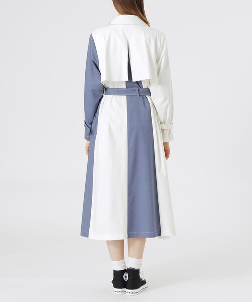 LOVELESS（ラブレス） トレンチコート コート ブロッキングトレンチ