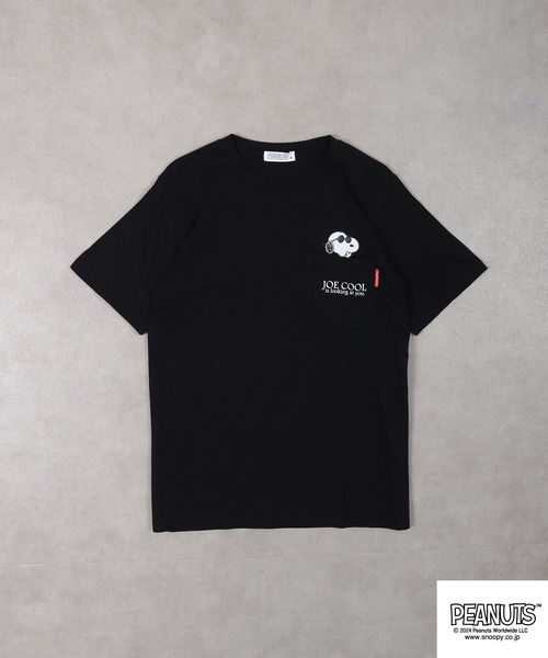 PEANUTS tシャツ ポケット付き 半袖Tシャツ メンズ レディース