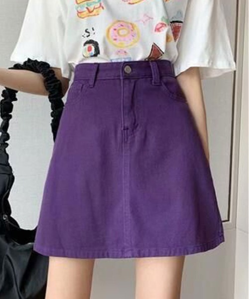 トップス1点　デニムスカート1点　デニム1点 デニムスカート デニム ミニスカート : ZOZOTOWN Yahoo!店