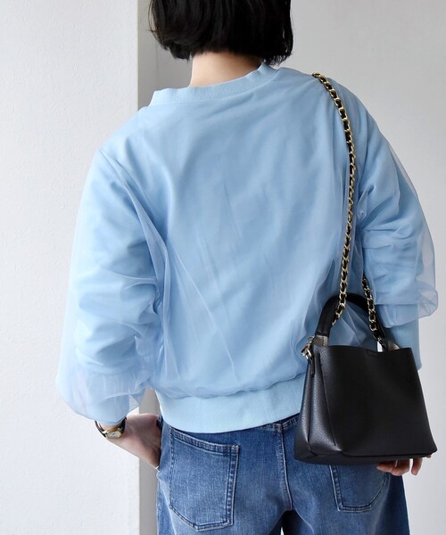 quaranciel カーディガン quaranciel:「手洗い可能」チュール