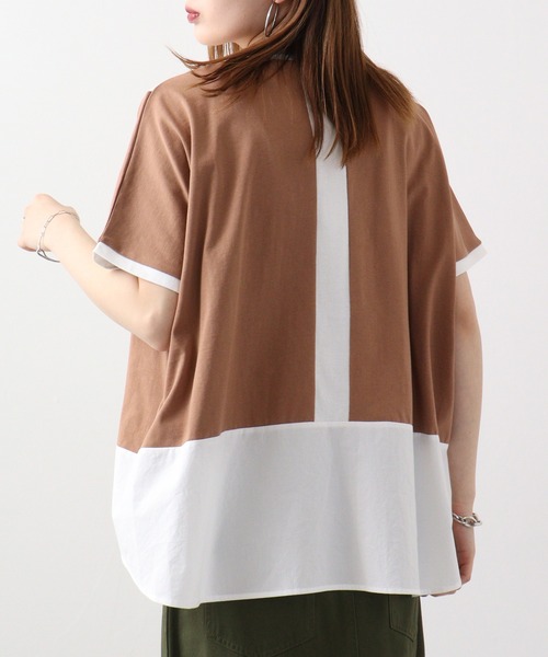 tシャツ A.N.L 配色PO レディース
