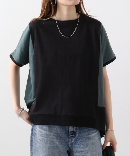 tシャツ A.N.L 配色ポケットプルオーバー レディース tシャツ A.N.L 配色ポケットプルオーバー レディース : ZOZOTOWN