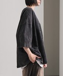 tシャツ 「cussil/クシル」ピグメントス...の詳細画像1