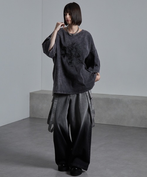 cussil（クシル） tシャツ 「cussil/クシル」ピグメントスノー