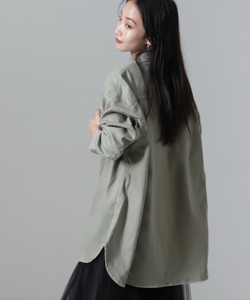 ブラウス シャツ 「別注」「HEALTHY DENIM」Almond シャツ ブラック レディース Healthy denim ブラウス シャツ Almond レディース : ZOZOTOWN