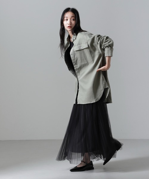 ブラウス シャツ 「別注」「HEALTHY DENIM」Almond シャツ ブラック レディース Healthy denim ブラウス シャツ Almond レディース : ZOZOTOWN