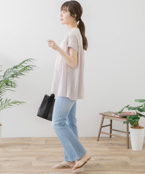 URBAN RESEARCH Sonny Label 「URBAN Label」 半袖ブラウス FREE
