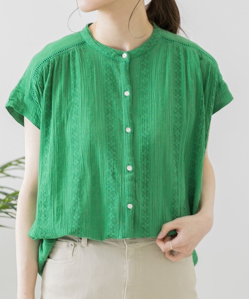 URBAN RESEARCH Sonny Label 「URBAN Label」 半袖ブラウス FREE