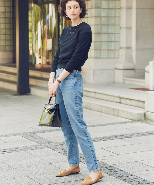 THE SHINZONE」 ダメージ加工デニムパンツ 36 ブルー レディース  