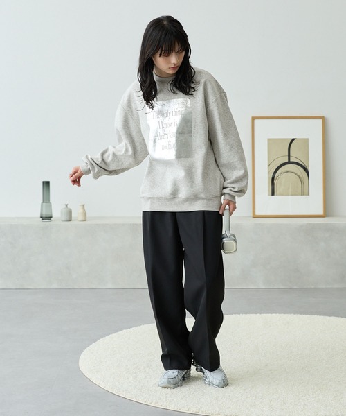 トレーナー スウェット vintage like over size wanwan sweat / ヴィンテージライクオーバーサイズワンワンスウェット vintage like over size wanwan sweat / ヴィンテージライク