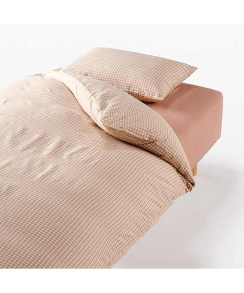 未使用【無印良品】ウール100% ヘリンボーンベッドカバー ベージュ 引き取りのみ【無印良品】ウール100% ヘリンボーンベッドカバー