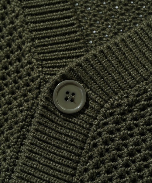 XLARGE セーター ニット WAFFLE KNIT CARDIGAN メンズ
