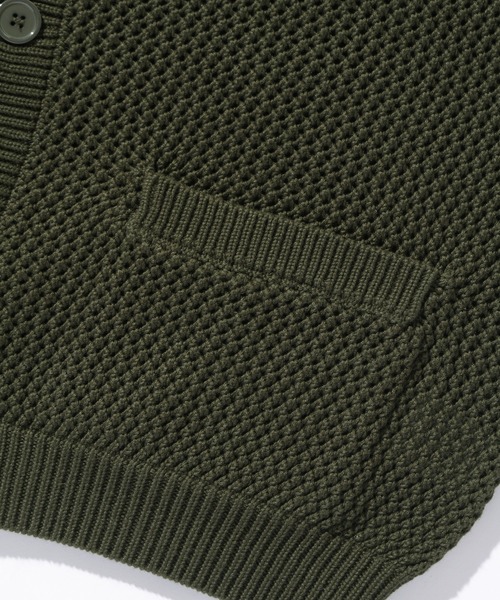 大人気 売切れ前に XLARGE WAFFLE KNIT CARDIGAN 着回し力抜群 XLARGE セーター ニット WAFFLE KNIT CARDIGAN メンズ