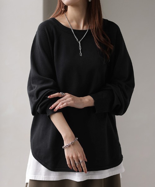 HUG.U（ハグユー） ニット セーター 洗える さらもちニット レディース