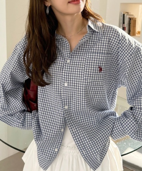 U.S. POLO ASSN.（ユーエスポロアッスン） ブラウス シャツ Ada