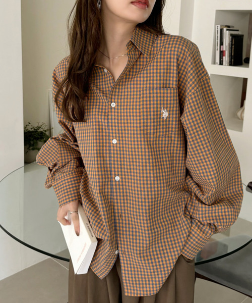 U.S. POLO ASSN.（ユーエスポロアッスン） ブラウス シャツ Ada.別注