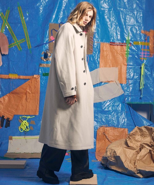 MAISON SPECIAL ステンカラーコート 2 美品 MAISON SPECIAL（メゾンスペシャル） ステンカラーコート 2 ネイビー