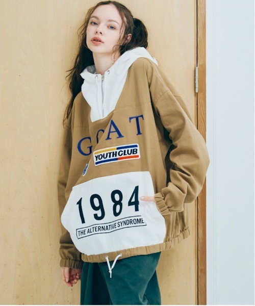 RNA（アールエヌエー） パーカー B2873 バイカラーチームフーディー