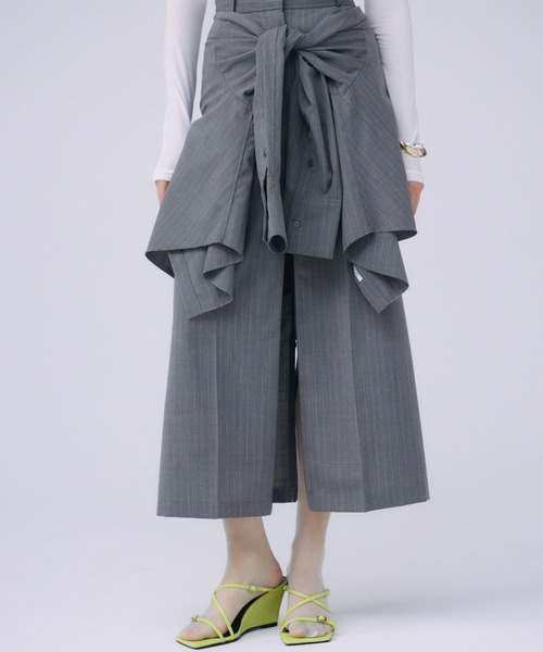 JOSE MOON スカート SHIRT LAYERD SKIRT/シャツレイヤード
