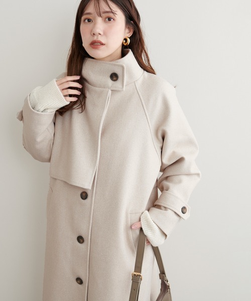 「natural couture」 コート FREE アイボリー レディース_画像2
