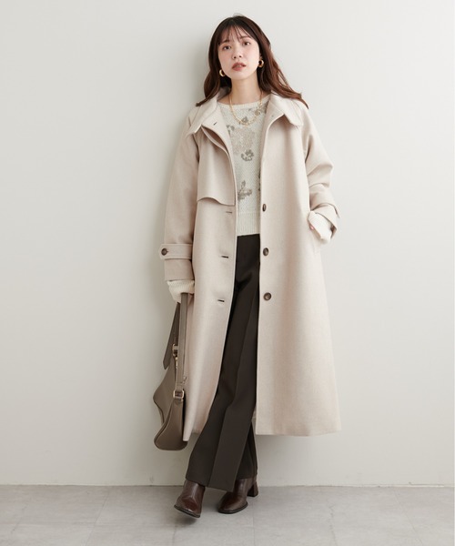 「natural couture」 コート FREE アイボリー レディース_画像5