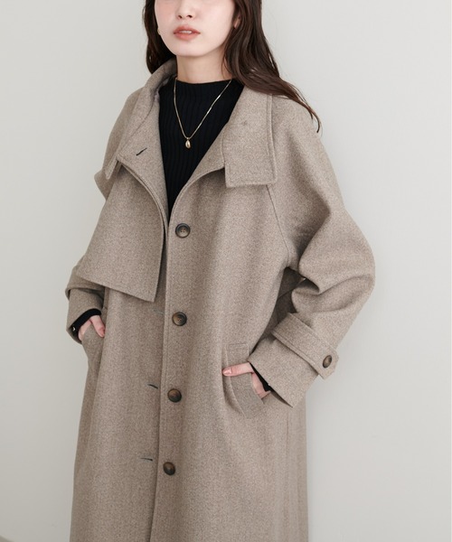 「natural couture」 コート FREE アイボリー レディース_画像9