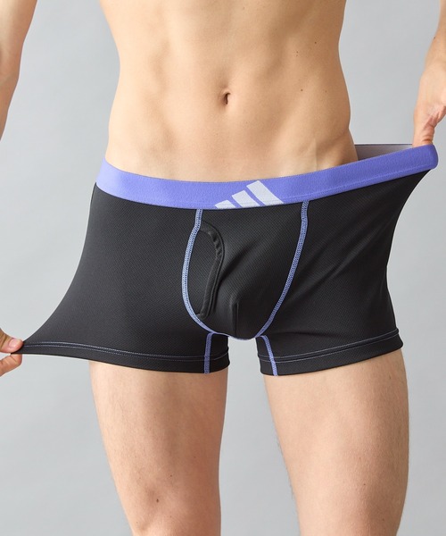 関税送料込★限定再入荷★adidas★ボクサーショーツ adidas ボクサーパンツ adidas/アディダス ワンポイントロゴ 2枚