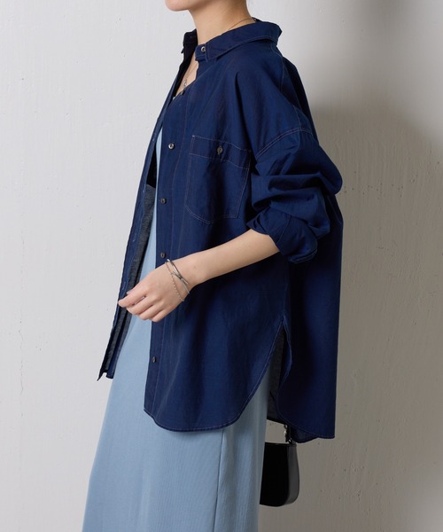 「COLLAGE GALLARDAGALANTE」 長袖シャツ FREE ブラック レディース COLLAGE GALLARDAGALANTE ブラウス シャツ Q.anos/フリル