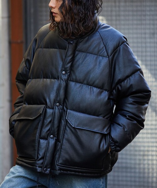 FREAK'S STORE（フリークスストア） レザーブルゾン MEDIUM ブラック