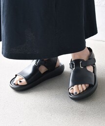 coperni コペルニ クロコエンボス レザーサンダル 黒 36 coperni コペルニ クロコエンボス レザーサンダル 黒 36