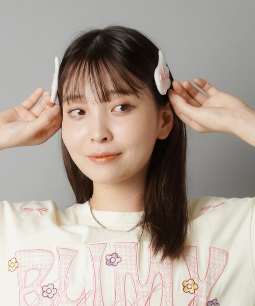 SPINNS（スピンズ） ヘアクリップ 「2個セット」天使の羽根ヘア