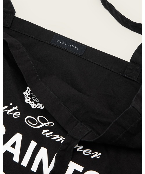 ALLSAINTS トートバッグ SOLEIL ORLANDO LOGO PRINTED TOTE BAG