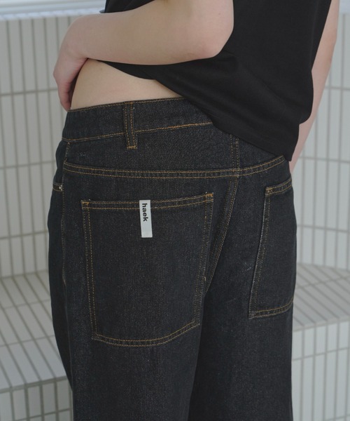 haeklowwaistwidedenimpantsローウエストデニム haek ジーンズ デニム デニムパンツ low waist wide denim pants