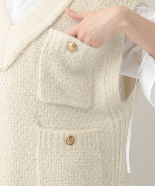 Curensology（カレンソロジー） ニットベスト FREE アイボリー